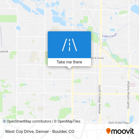 Mapa de West Coy Drive