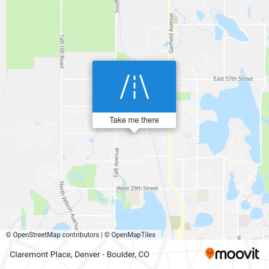 Claremont Place map
