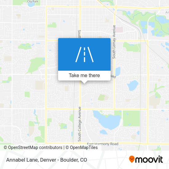 Annabel Lane map