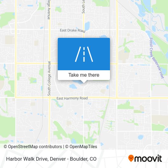 Harbor Walk Drive map