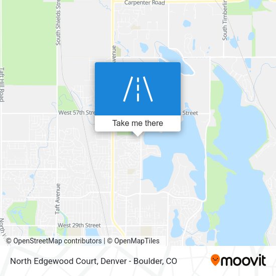 North Edgewood Court map