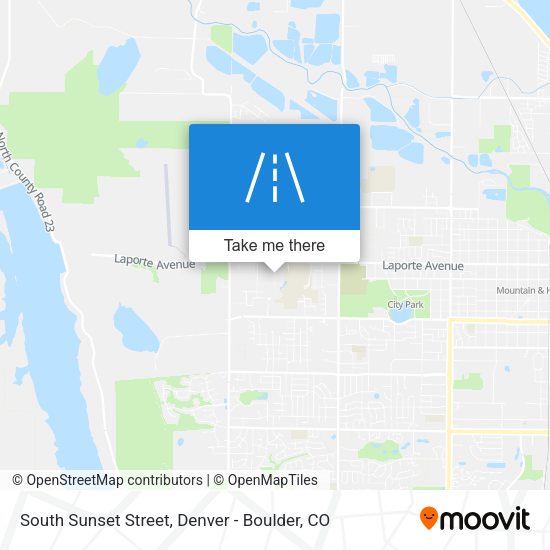 Mapa de South Sunset Street