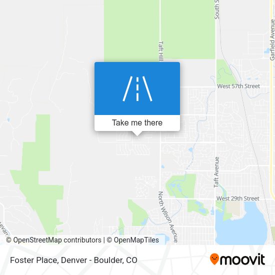 Foster Place map
