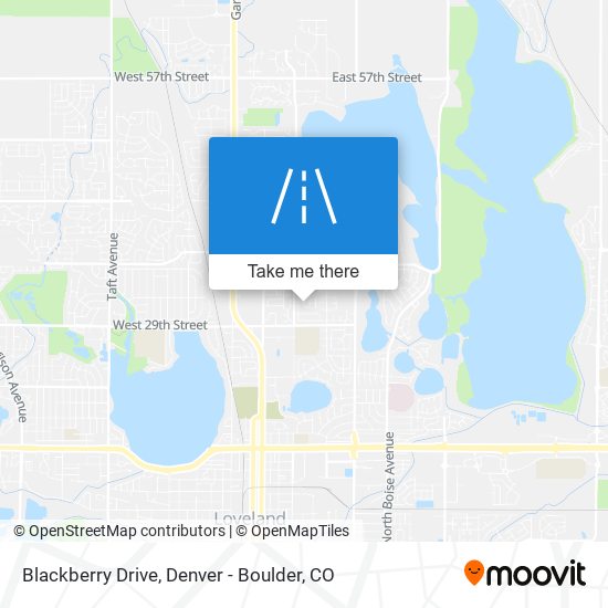 Blackberry Drive map