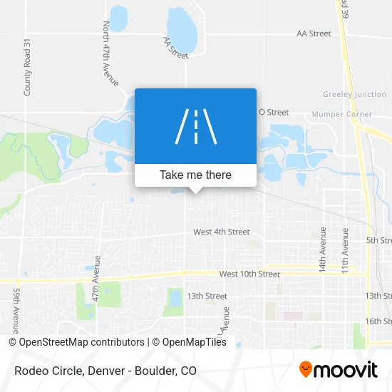 Rodeo Circle map