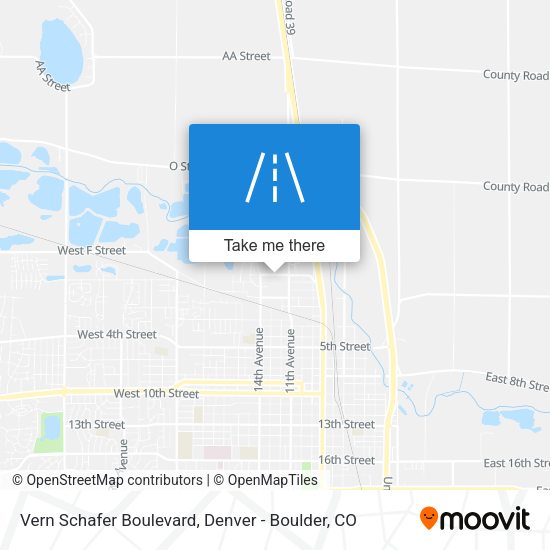 Vern Schafer Boulevard map