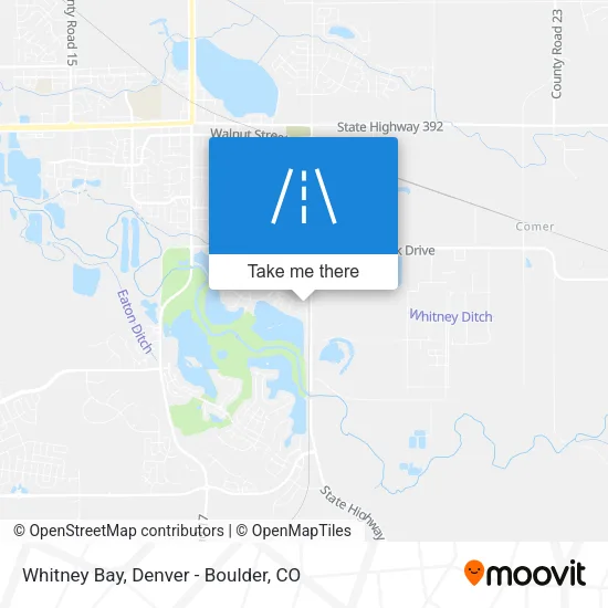 Whitney Bay map