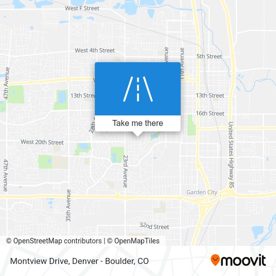 Montview Drive map