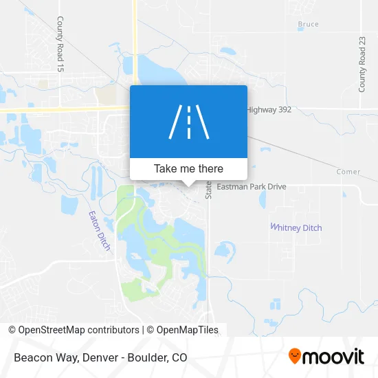 Beacon Way map