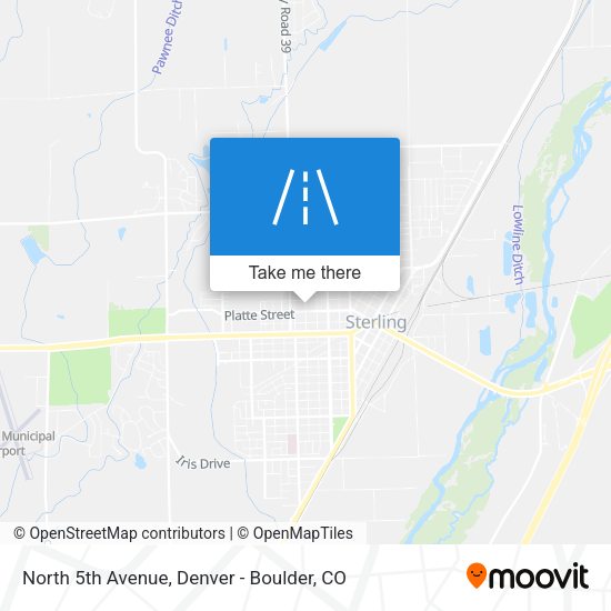 North 5th Avenue map