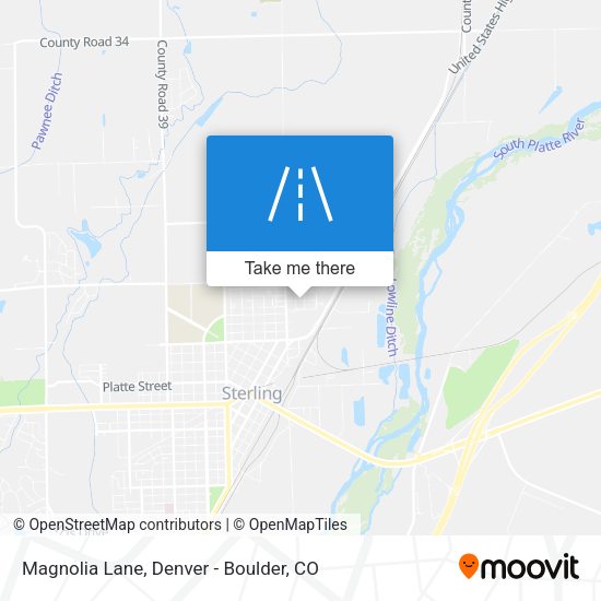 Magnolia Lane map