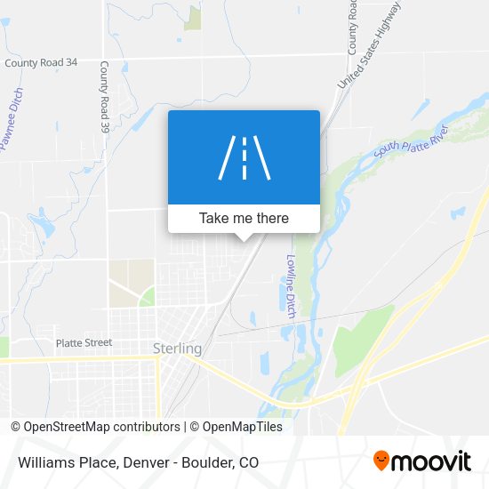 Williams Place map