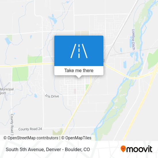 South 5th Avenue map