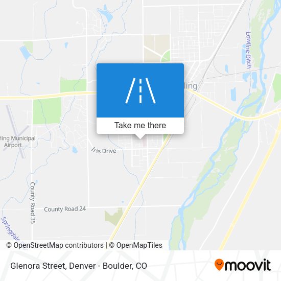 Mapa de Glenora Street