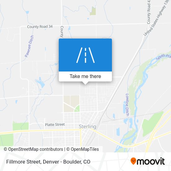 Mapa de Fillmore Street