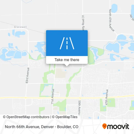 Mapa de North 66th Avenue