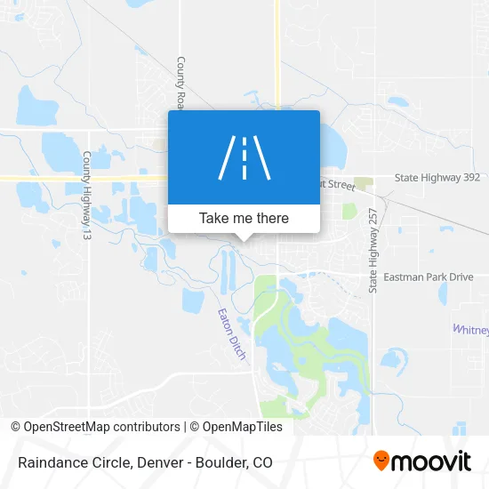 Raindance Circle map