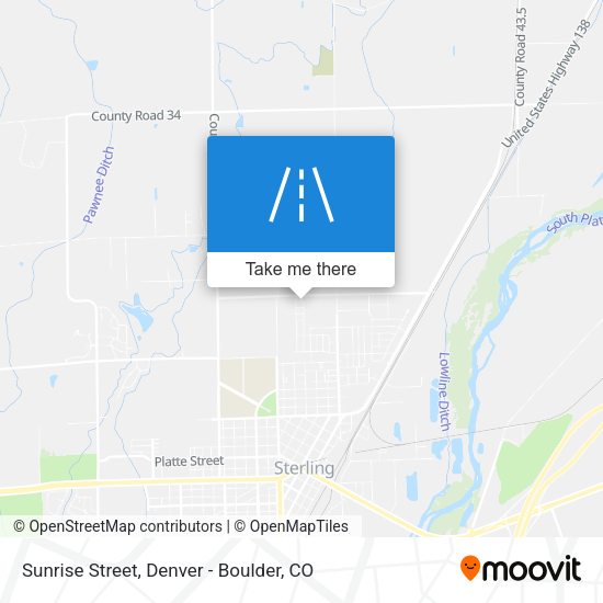Sunrise Street map