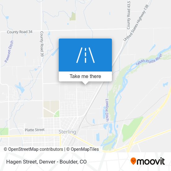 Hagen Street map