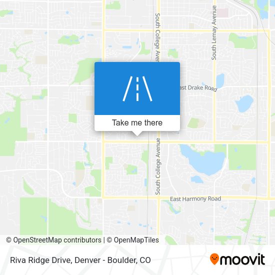 Riva Ridge Drive map
