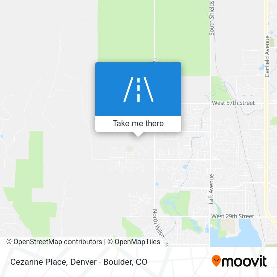 Cezanne Place map
