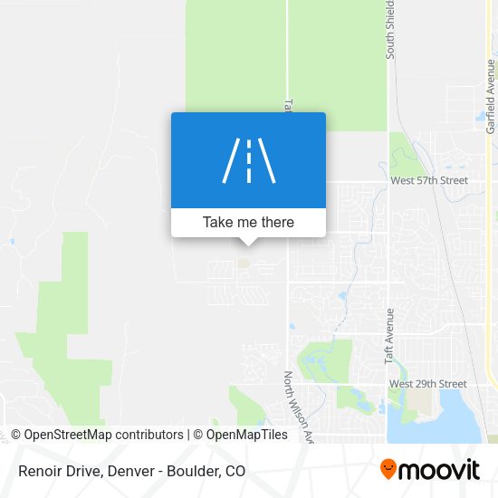 Mapa de Renoir Drive