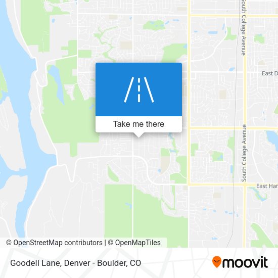 Goodell Lane map