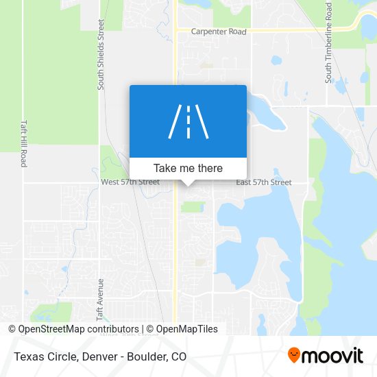 Texas Circle map