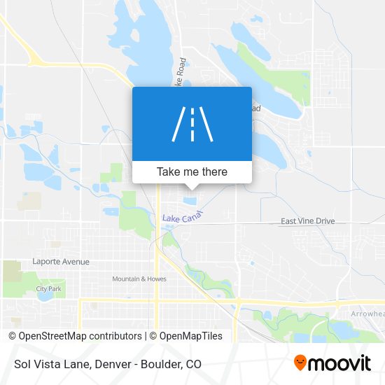 Sol Vista Lane map