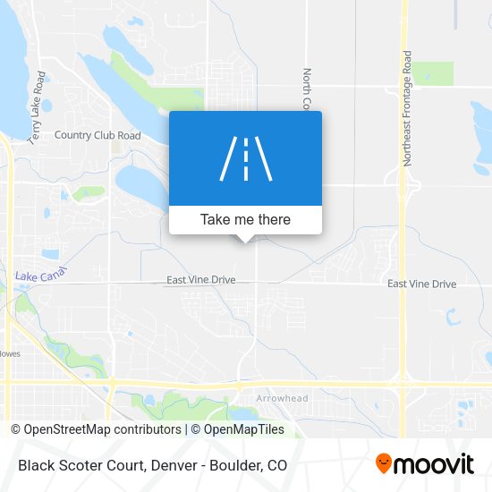 Black Scoter Court map