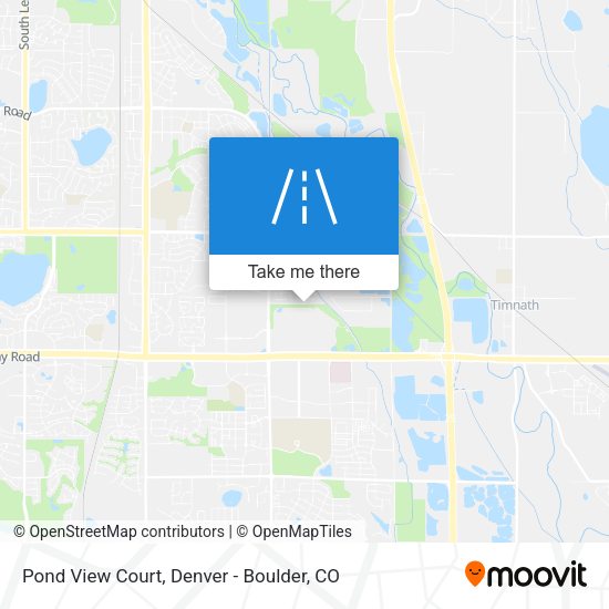 Pond View Court map