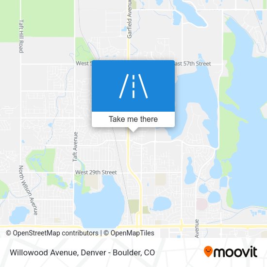Willowood Avenue map