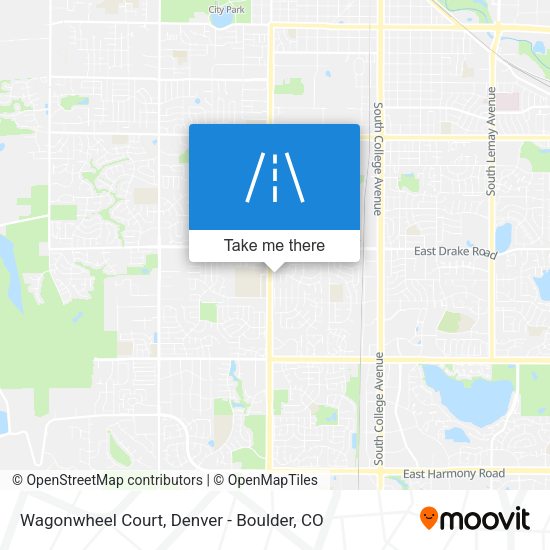 Mapa de Wagonwheel Court