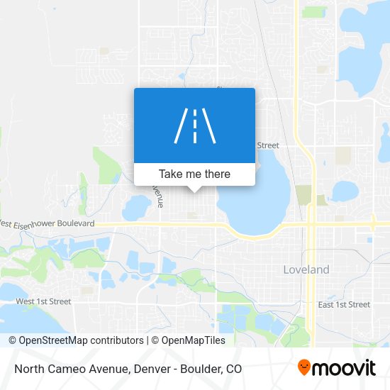 Mapa de North Cameo Avenue