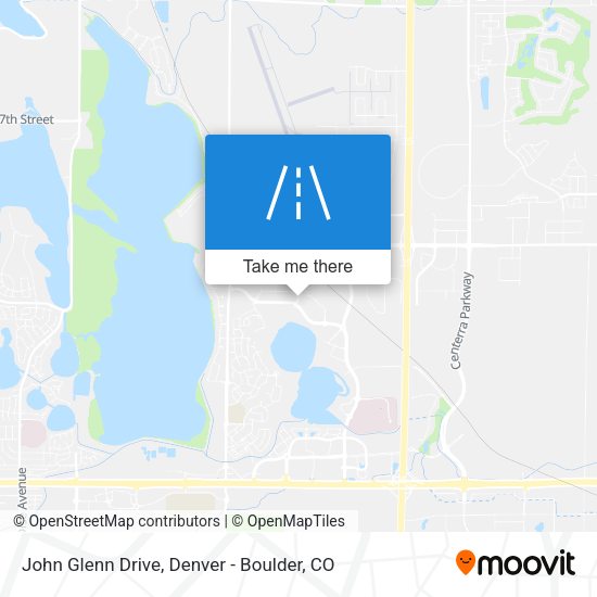 Mapa de John Glenn Drive
