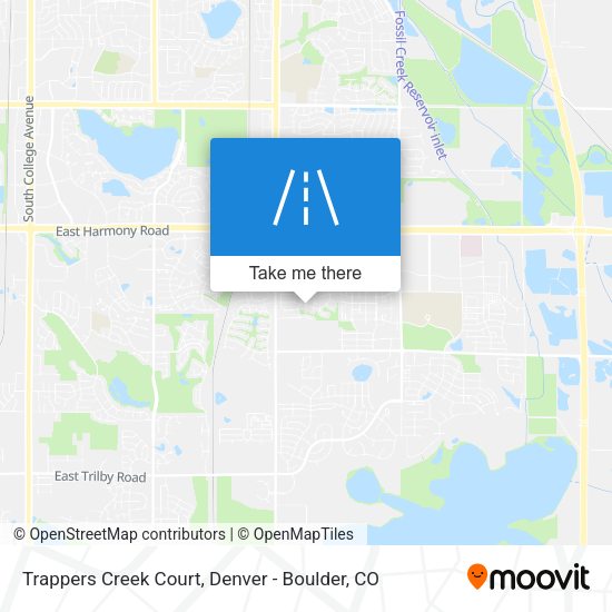 Mapa de Trappers Creek Court