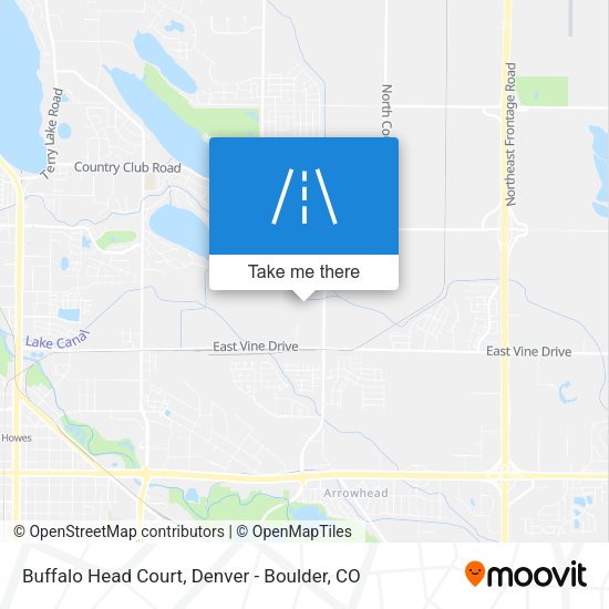 Buffalo Head Court map