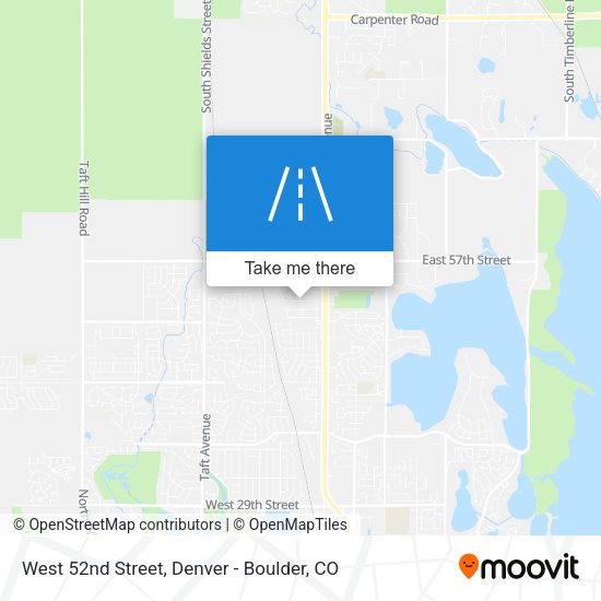 West 52nd Street map