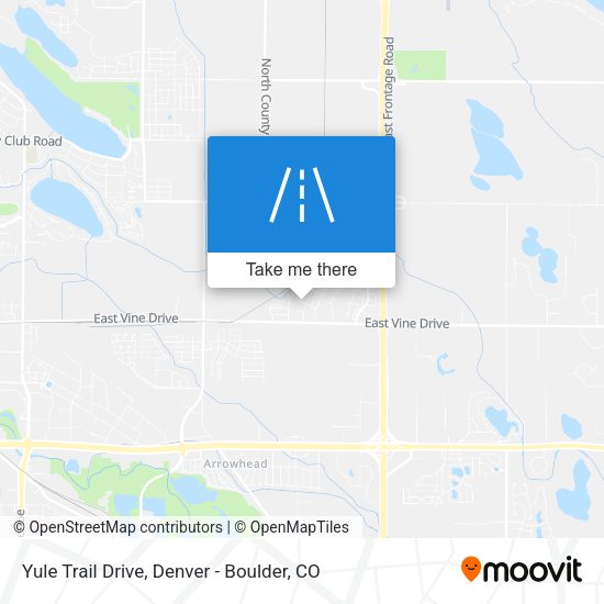Yule Trail Drive map
