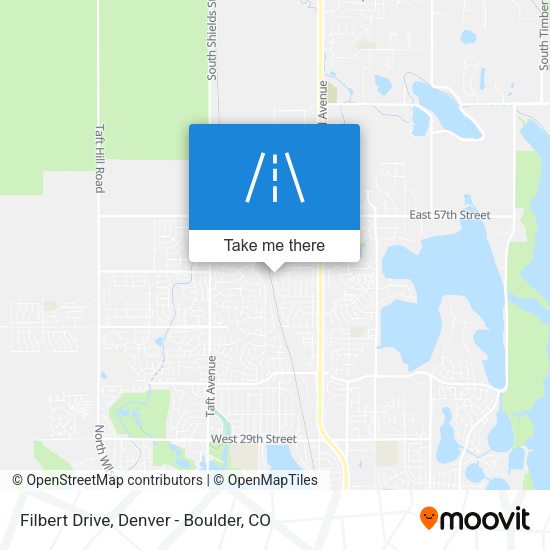 Filbert Drive map