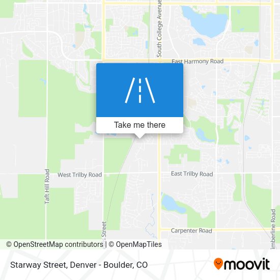 Mapa de Starway Street