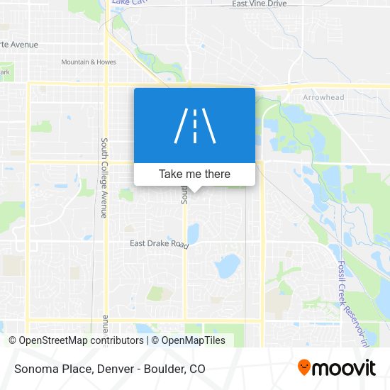 Sonoma Place map
