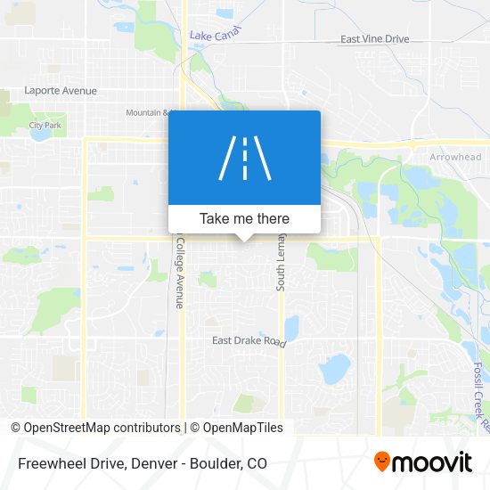 Freewheel Drive map