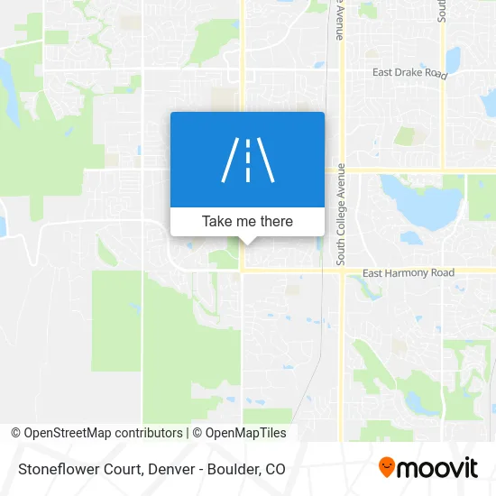 Stoneflower Court map