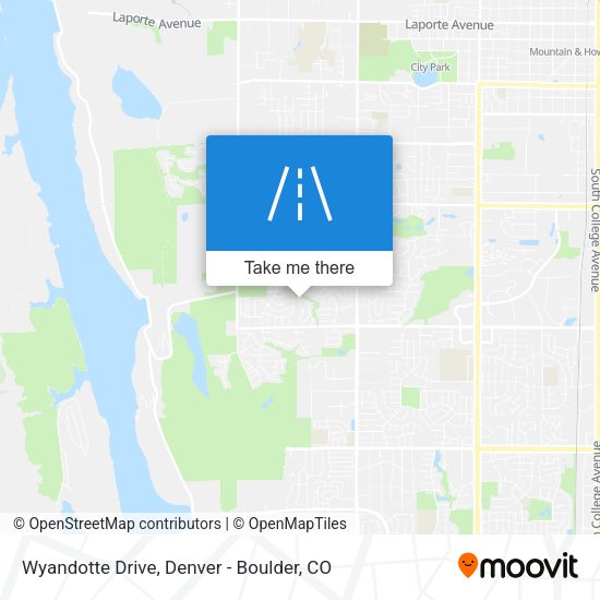 Wyandotte Drive map