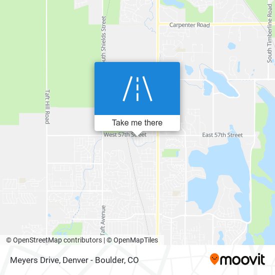 Meyers Drive map