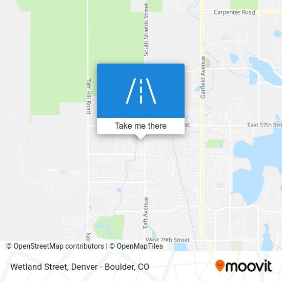 Wetland Street map