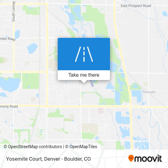 Mapa de Yosemite Court