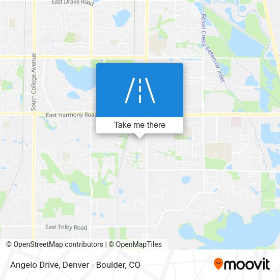 Angelo Drive map