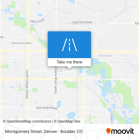 Mapa de Montgomery Street